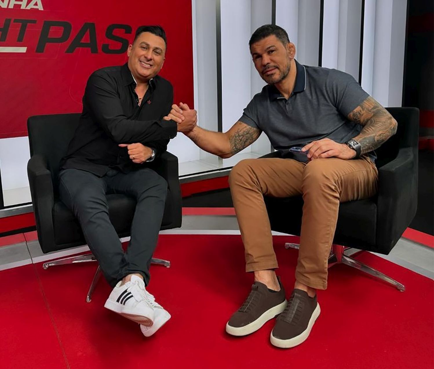 Rodrigo Minotauro e o médico do esporte Dr. Michel Sales participam do programa UFC Fight Pass